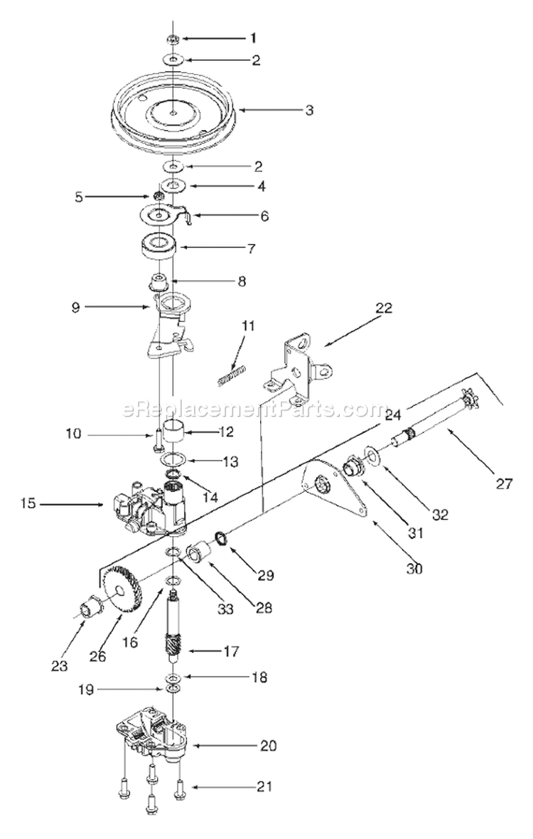 Page D Diagram and Parts List for 12A-388Q701 2004 Yard Man Lawn Mower